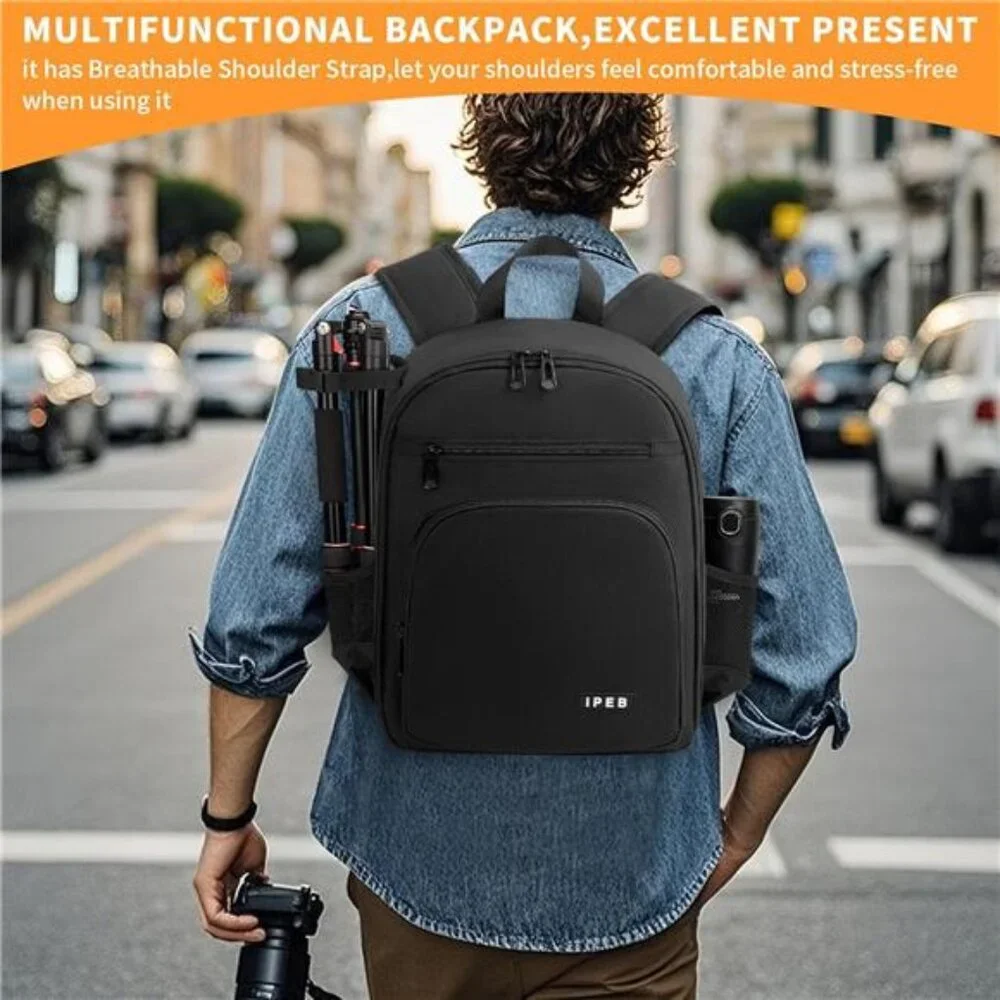Camera Backpack for DSLR/SLR/Mirrorless Bag Waterproof Camera Case